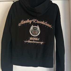 Harley Davidson Women's Full Zip Hoodie~ Size Medium